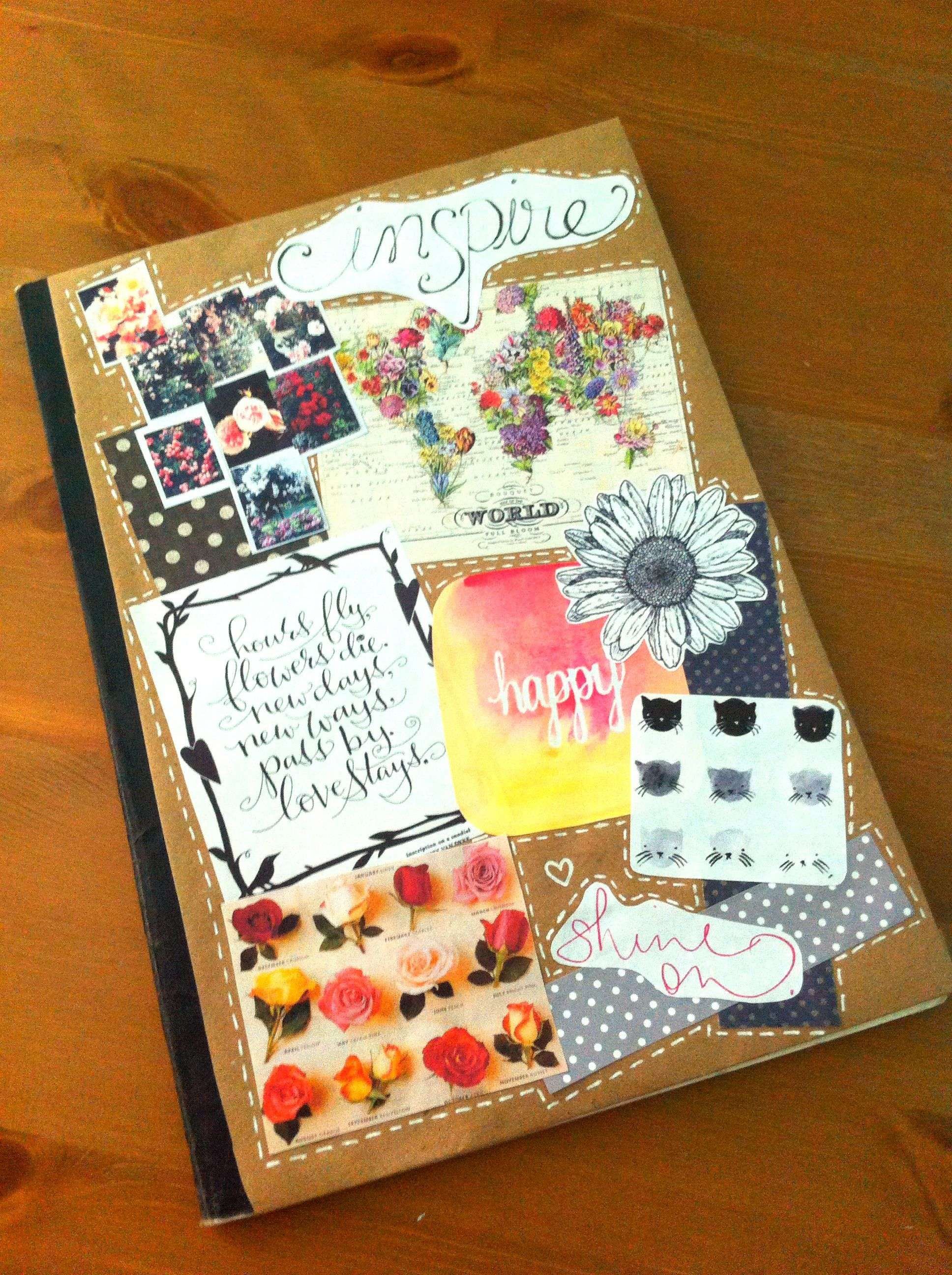 37+ Pretty Image of Scrapbook Travel Ideas Simple | Journal covers diy