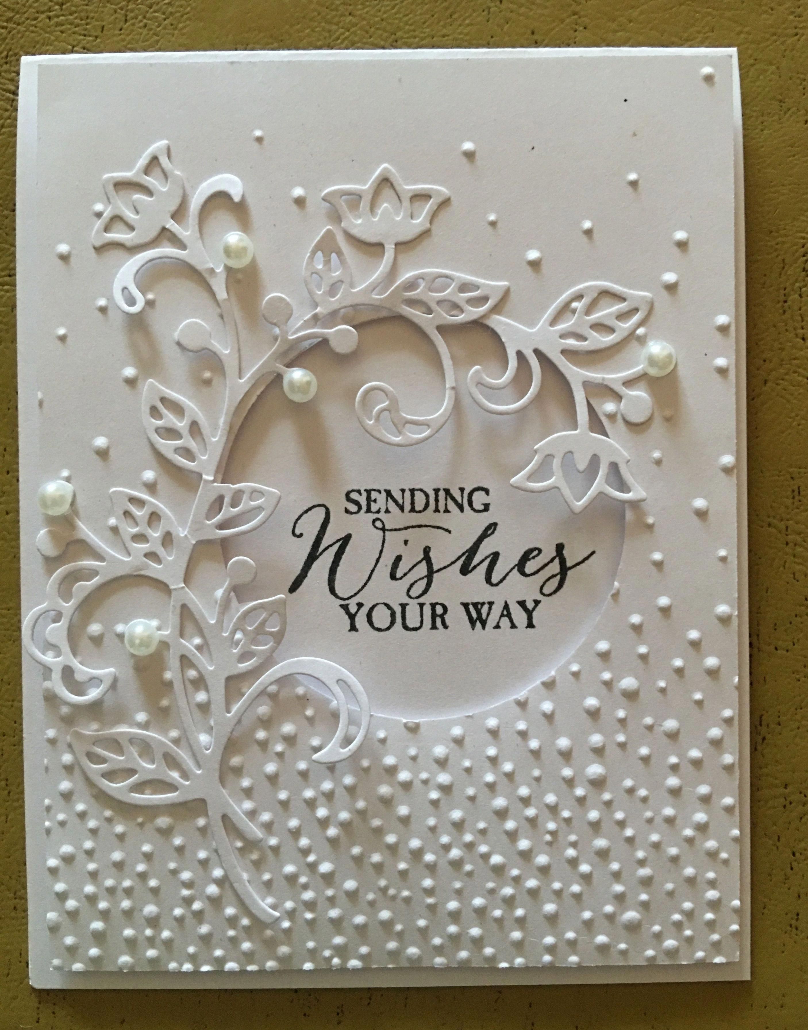 Beautiful Wedding Card Stampin Up | Wedding card diy, Wedding card