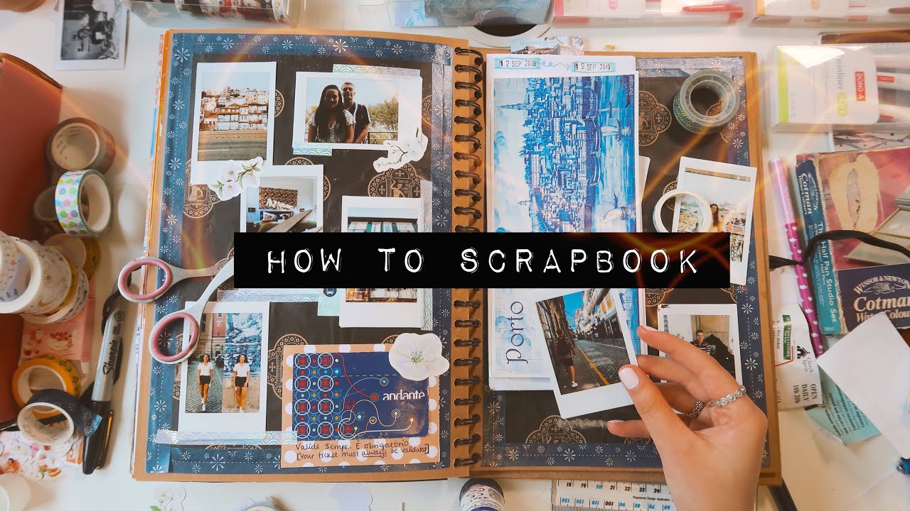 DIY HOW TO SCRAPBOOK - Pen pals Make Friends Anywhere